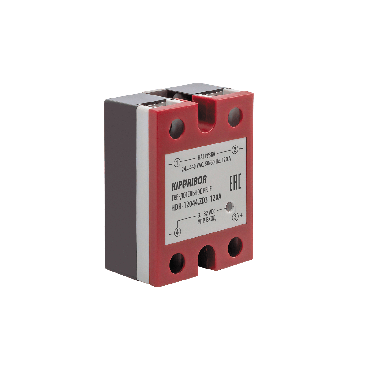 Модификация HDH-12044.ZD3 [M02], реле твердотельное 1-ф, тип HDH, 120 А